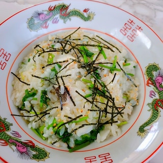 鱈とセリの中華粥